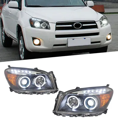 For Toyota RAV4 2009-2012 Headlight LED DRL Sequential Signal LED Low/High  Beam | eBay