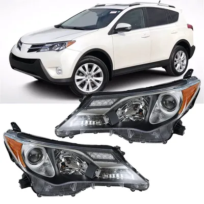 Amazon.com: LABLT Headlights Replacement for 2013 2014 2015 Toyota RAV4  Headlights Pair Left+Right Side(Passenger Driver Side) : Automotive