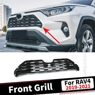 Sport Inlet Front Bumper Grille Racing Grill Body Kit Tuning Accessories  Trim Styling Facelift For Toyota RAV4 2019 2020 2021 - AliExpress