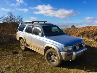 Купить б/у Toyota Hilux Surf III Рестайлинг 3.4 AT (185 л.с.) 4WD бензин  автомат в Нерюнгри: синий Тойота Хайлюкс Сурф III Рестайлинг внедорожник  5-дверный 2001 года на Авто.ру ID 1080566410