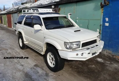 Купить б/у Toyota Hilux Surf III Рестайлинг 3.4 AT (185 л.с.) 4WD бензин  автомат в Красноярске: белый Тойота Хайлюкс Сурф III Рестайлинг внедорожник  5-дверный 2002 года на Авто.ру ID 1116802041