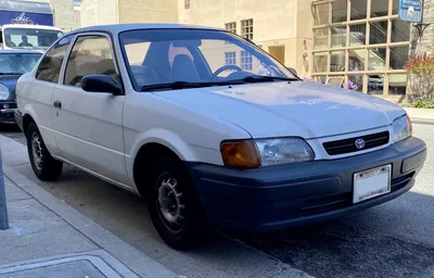 File:1996 Toyota Tercel 2dr STD in Super White, front right, 08-13-2022.jpg  - Wikimedia Commons
