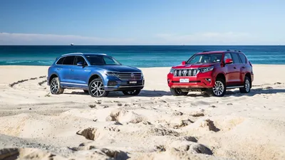 2019 Volkswagen Touareg v Toyota LandCruiser Prado Kakadu comparison - Drive