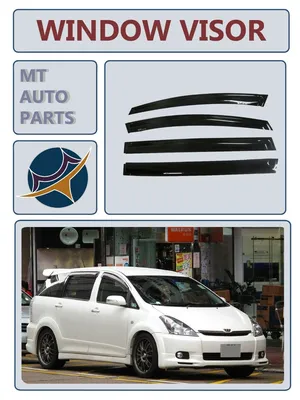 For Toyota Wish 2003-2009 Guard Window Visors Door Vent Deflector Shield |  eBay