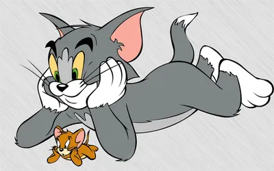 Живопись по номерам Котенок Том и Джерри Мультики Кошки Коты