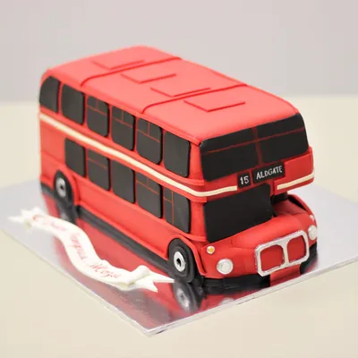 Торт автобус 0505418 стоимостью 6 500 рублей - торты на заказ  ПРЕМИУМ-класса от КП «Алтуфьево»