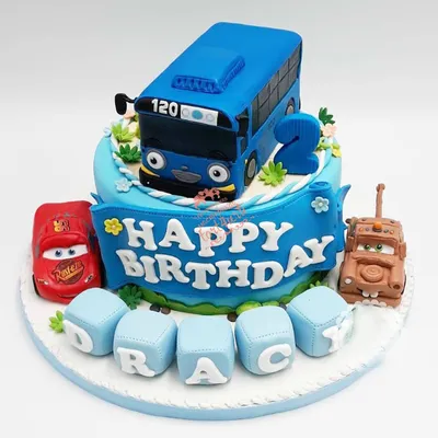Торт «Автобус» категории торты в виде машинок