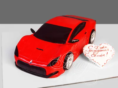 Подарочный торт машина элитный автомобиль maserati № 220 стоимостью 6 550  рублей - торты на заказ ПРЕМИУМ-класса от КП «Алтуфьево»