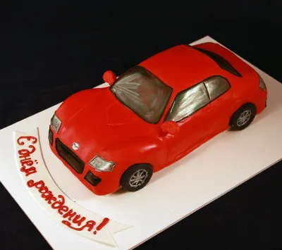 торт машина Ферарі Ferrari Enzo cake - YouTube