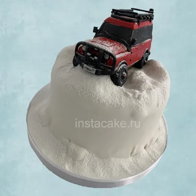 3D торт джип Discovery - заказать по цене 3000 руб. за 1кг с доставкой в  Подольске