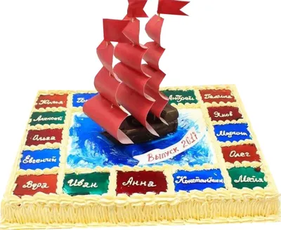 Детский торт для мальчика \"Корабль\" можно купить по доступной цене от  3350.00 рублей