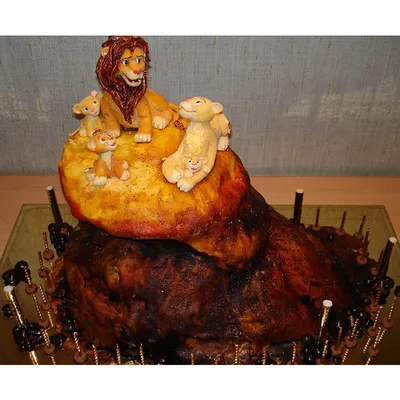 Торт с Симбой Король Лев на заказ по цене 1050 руб./кг в кондитерской  Wonders | с доставкой в Москве