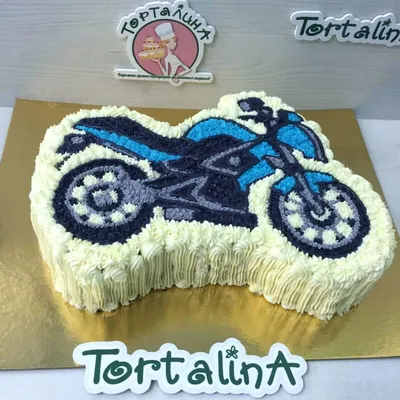 Мотоциклы сладости: торт, достойный оваций 