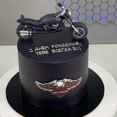 HD фото торта мотоцикла