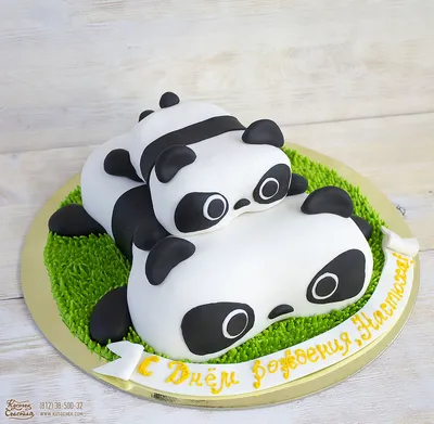 Торт “Милая панда” Арт. 01181 | Торты на заказ в Новосибирске \"ElCremo\"