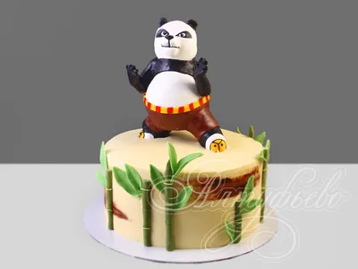 Торт Кунг-фу панда 16101021 стоимостью 13 450 рублей - торты на заказ  ПРЕМИУМ-класса от КП «Алтуфьево»