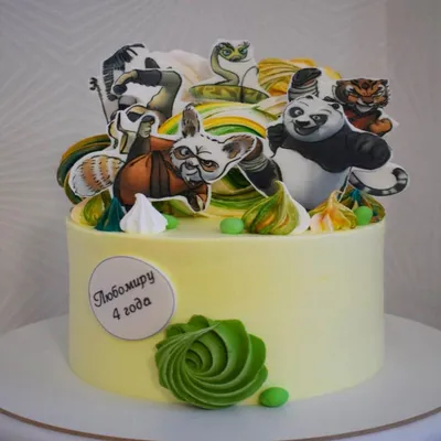 3D торт Панда с бамбуком 08021323 стоимостью 15 700 рублей - торты на заказ  ПРЕМИУМ-класса от КП «Алтуфьево»