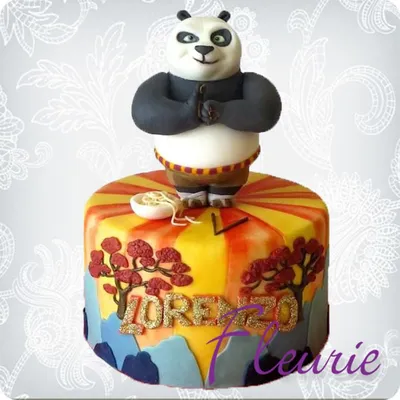 Торт на заказ Киев | Кунг-фу Панда (Kung Fu Panda): Торт Панда Кунг-фу_5 |  Кондитерская Royal Platinum