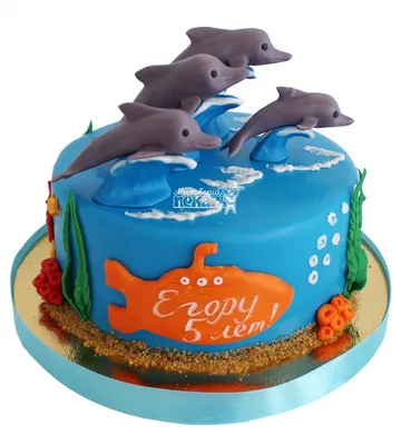 Pin by Anastasia on Τούρτες | Dolphin cakes, Cake, Dolphin birthday cakes