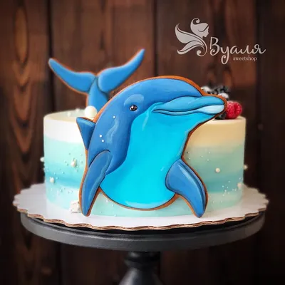 Один дельфин, выныривающий из торта 🐬 - хорошо, а три (листайте карусель)  - ещё лучше 😁😄. Корпоративные тематич… | Шоколадный десерт, Торт, Торт на  день рождения