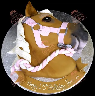 Торт с лошадью для девушки — на заказ по цене 950 рублей кг | Кондитерская  Мамишка Москва