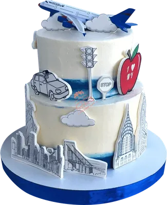 Торт с самолетом на день рождения 4 года ребенку – купить в Москве с  доставкой