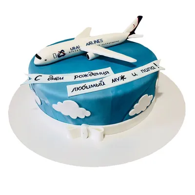 Торт с самолетом детский на заказ в СПб | Шоколадная крошка