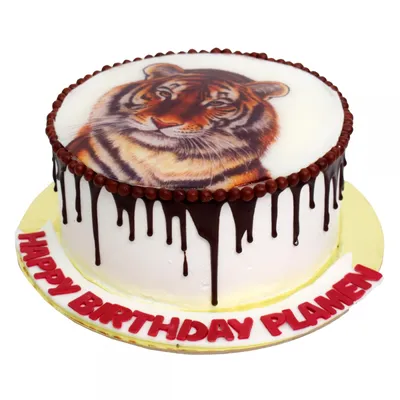 Украшение для торта с изображением тигра, животных | AliExpress