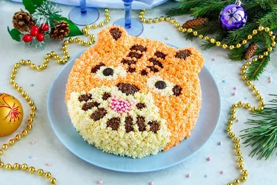 Торт С картинкой тигра с доставкой по Москве Тигры Тематические торты  Производство тортов на заказ - Fleurie