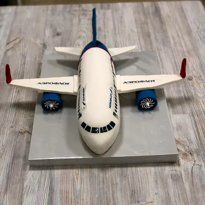 Детский торт Самолет на Взлетной Полосе по цене 990 руб./ заказать в  кондитерской Iris Delicia