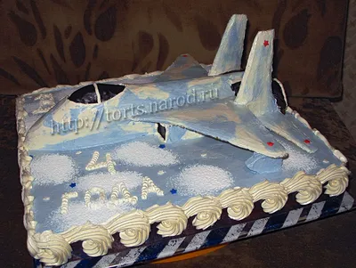 Торт самолет №13406 купить по выгодной цене с доставкой по Москве.  Интернет-магазин Московский Пекарь