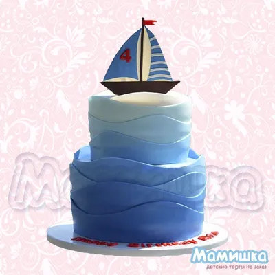 Торт в форме парусного корабля на …» — создано в Шедевруме