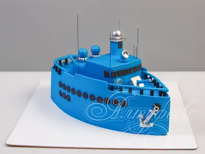 Торт «Катер» категории торты яхты, корабли, катера и др.