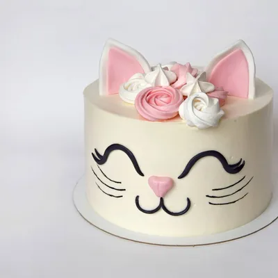 Прекрасный торт в виде кота - Про интерес