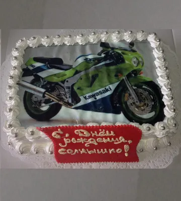 Шедевр кондитерского искусства: торт, который выглядит как мотоцикл!