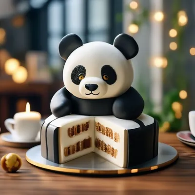Торт «С пандами» категории торты с пандами