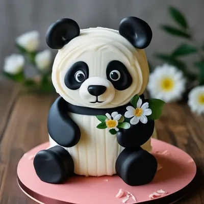 Торт панда - 58 фото