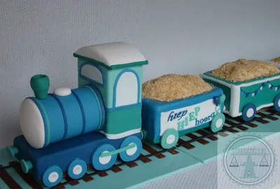 Торт в виде Поезда №4 | Заказать торт недорого в кондитерской Wow-tort