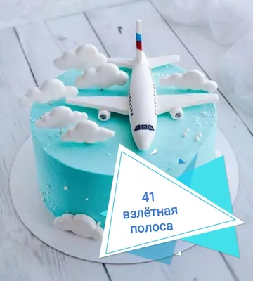 Торт в виде Самолёта №10 | Заказать торт недорого в кондитерской Wow-tort