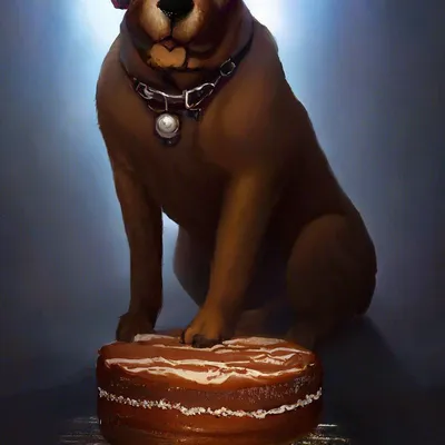 Торт \" Собака \" ( Кремовый торт в виде собаки ) - YouTube