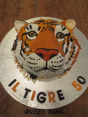 Торт на день рождения Тигр, Кондитерские и пекарни в Москве, купить по цене  7000 RUB, Торты в Tfd_cake с доставкой | Flowwow