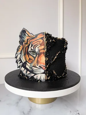 Полосатый торт \"Тигр\"