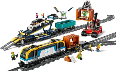LEGO: Товарный поезд CITY 60336: заказать конструктор из серии LEGO City по  доступной цене в Алматы, Астане, Казахстане | Интернет-магазин Meloman