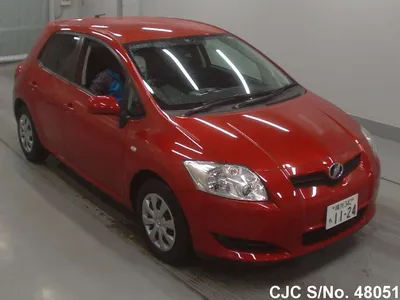 2008 Toyota Auris Red for sale | Stock No. 48051 | Japanese Used Cars  Exporter
