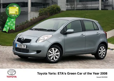 Toyota Yaris Named Green Car Of The Year 2008 - Toyota Media Site