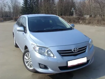 Голубой Toyota Corolla 2008 года с пробегом по цене 490 000 руб. в  Новосибирске