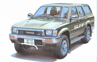 Технические характеристики Тойота Хайлюкс Серф 2 поколение 1989 - 1991,  Внедорожник 3 дв.