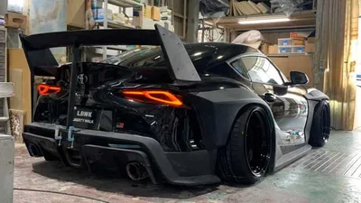 Liberty Walk Toyota Supra Takes The Cake For Over-The-Top Tuning