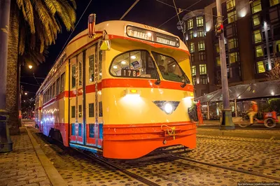 Исторический трамвай в Сан-Франциско — Teletype