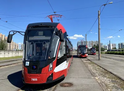 На улицы Петербурга до конца города выведут 38 «умных» трамваев «Невский» -  Ведомости. Северо-Запад